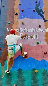 Nueva Resort | Mysore Road | Adventurous wall climbing
